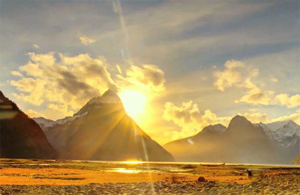 威寧草海清晨日出