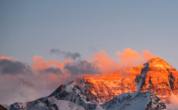 西藏絨布寺觀珠峰 西藏絨布寺觀珠峰