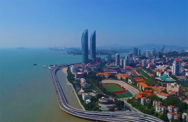 廈門旅游：環島路與世貿雙塔