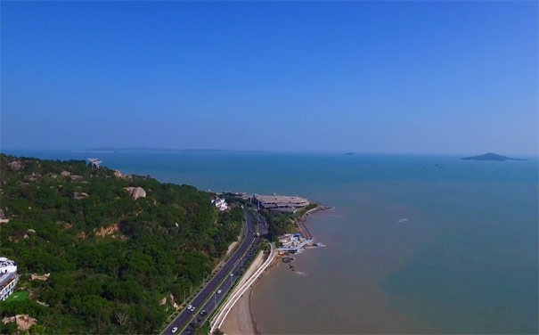 廈門旅游：環島路與白石山炮塔